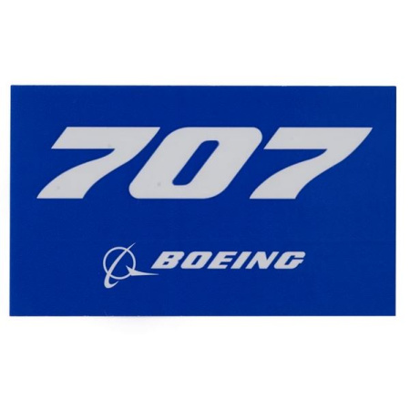 Boeing 707 Blue Sticker