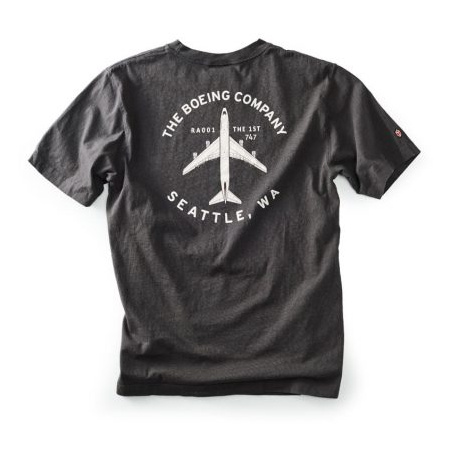 Boeing T-Shirt Schiefergrau