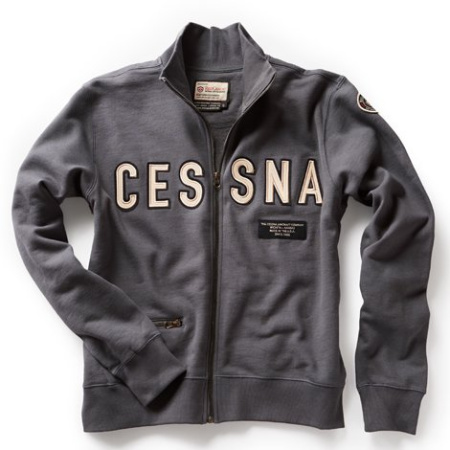 Cessna Strickjacke mit Reissverschluss XXL