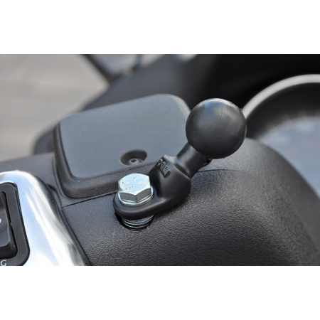 RAM Motorcycle Base with 9mm Hole and 1 Ball