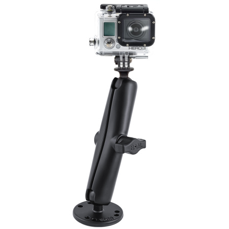 RAM Mount Halterung für GoPro Hero Kamera lang, flache Oberfläche