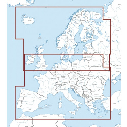 Flugplätze Europas 2er Set Wandkarten