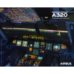 A320neo poster cockpit view