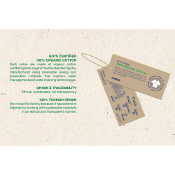 Airbus mens white organic cotton polo shirt S