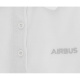 Airbus mens white organic cotton polo shirt S