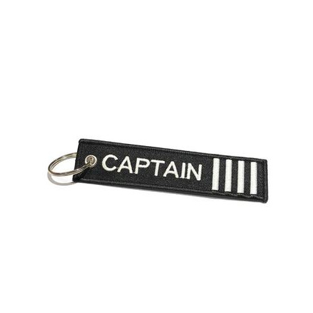 Schlüsselanhänger Captain silbern