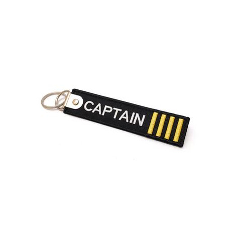 Schlüsselanhänger Premium Captain gold