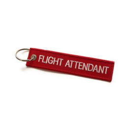 Keychain flight attendant - do not remove from aircraft