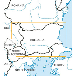 Bulgarie VFR Carte OACI