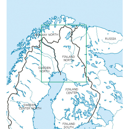 Finnland Nord VFR Karte Rogers Data
