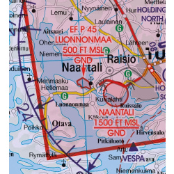 Finlande Centre VFR Carte OACI