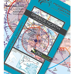 Greece North VFR ICAO Chart Rogers Data