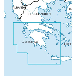 Grèce Sud Ouest VFR Carte OACI