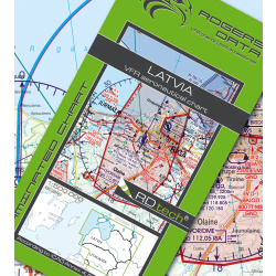 Latvia VFR ICAO Chart Rogers Data