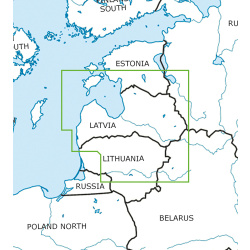 Lettland VFR Karte Rogers Data
