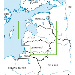 Latvia VFR ICAO Chart Rogers Data