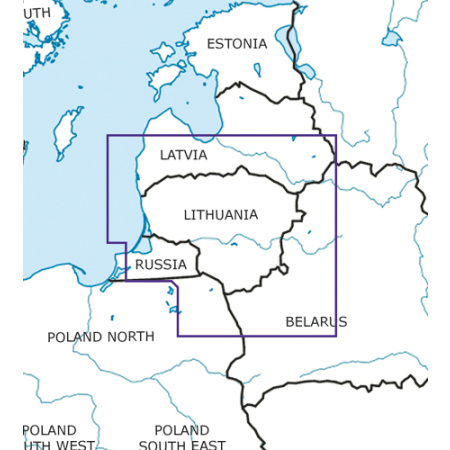 Litauen VFR Karte Rogers Data