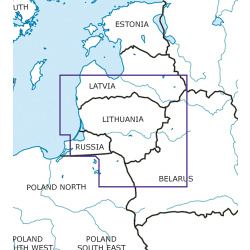 Lituanie VFR Carte OACI