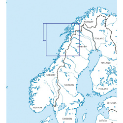 Norwegen Zentrum Nord VFR Karte Rogers Data