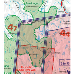 Norway Center North VFR ICAO Chart Rogers Data