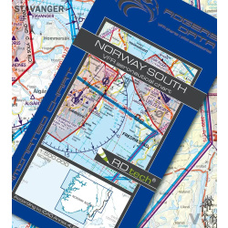 Norwegen Süd VFR Karte Rogers Data