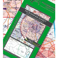 Romania East VFR ICAO Chart Rogers Data