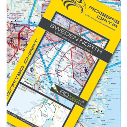 Sweden North VFR ICAO Chart Rogers Data