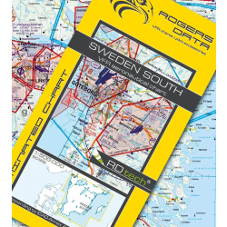 Sweden South VFR ICAO Chart Rogers Data