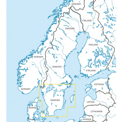 Schweden Süd VFR Karte Rogers Data