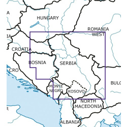 Serbie VFR Carte OACI