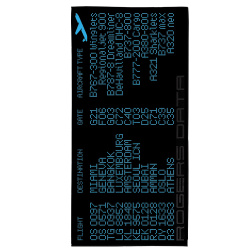 Beachtowel Departure Screen