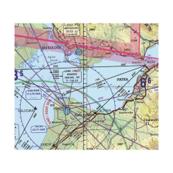 Flight Planner / Sky-Map - GAM VFR-Karte Griechenland, 1:500:000