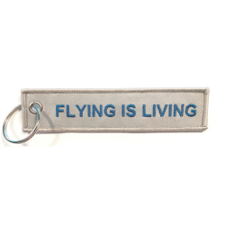 Schlüsselanhänger "Flying Is Living"