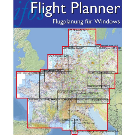 Flight Planner / Sky-Map - Kartenpaket Deutschland und Nachbarländer (ICAO-ME)