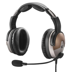 Lightspeed Delta Zulu ANR Aviation Headset Dual Plug