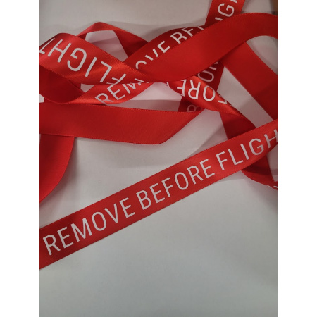 Geschenkband Verpackungsband remove before flight