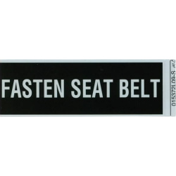 Fasten Seat Belt Plaquette autocollant