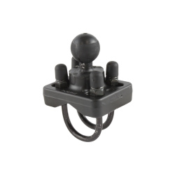 RAM Double U-Bolt Base with 1" Ball for Rails from...