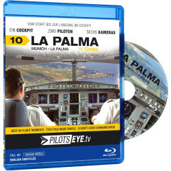 Pilotseye.tv 10 La Palma, Airbus A320 (Condor) Blu-ray