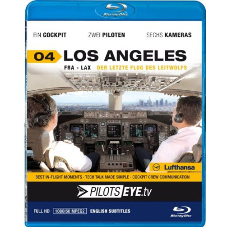 Pilotseye.tv 04 Los Angeles, Boeing 747 (Lufthansa) Blu-ray