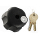 RAM Locking Knob with 1/4"-20 Brass Hole for B Size Arms