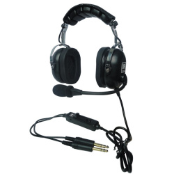 UFQ P28 Passive Aviation Headset Dual Plug