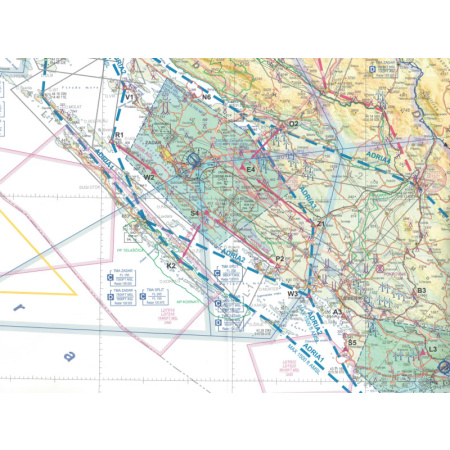 Croatia ICAO chart VFR