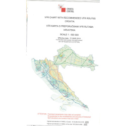 Croatia ICAO chart VFR