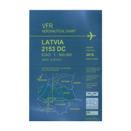 Lettland ICAO Karte VFR