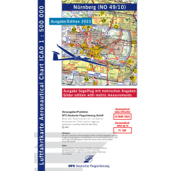 Nuremberg ICAO Glider Chart 2023