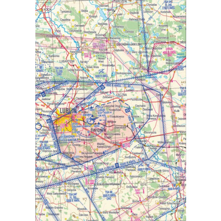 Polen Krakow ICAO Karte VFR