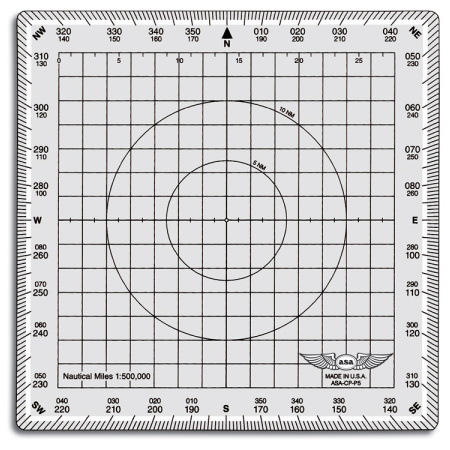 ASA Square Aviation Plotter