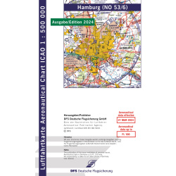 Germany Hamburg ICAO Chart motorised flight