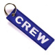 Porte-clés "Crew" bleu